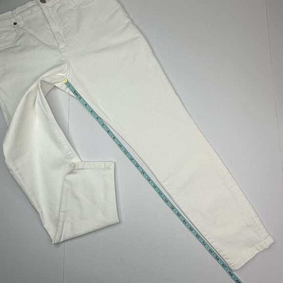 Everlane Women's NWT White The High Rise Skinny Minimalist Ankle Jean W31.25/L28 - Picture 10 of 12